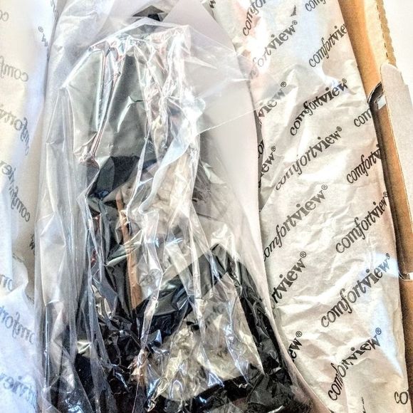 Comfortview Austen Micro Black Sandals Size 8M - Picture 8 of 8